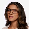 Weld Clear Gray Orange PlasticEyeglass Frames for Women from EyeBuyDirect