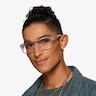 Molten Clear Gray PlasticEyeglass Frames for Men from EyeBuyDirect