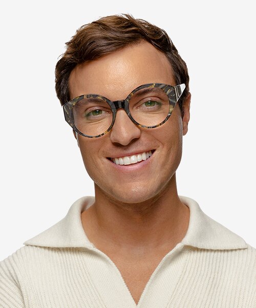 Dara Floral AcetateEyeglass Frames for Men from EyeBuyDirect
