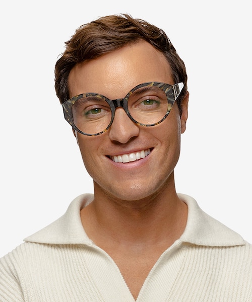 Dara Floral AcetateEyeglass Frames for Men from EyeBuyDirect