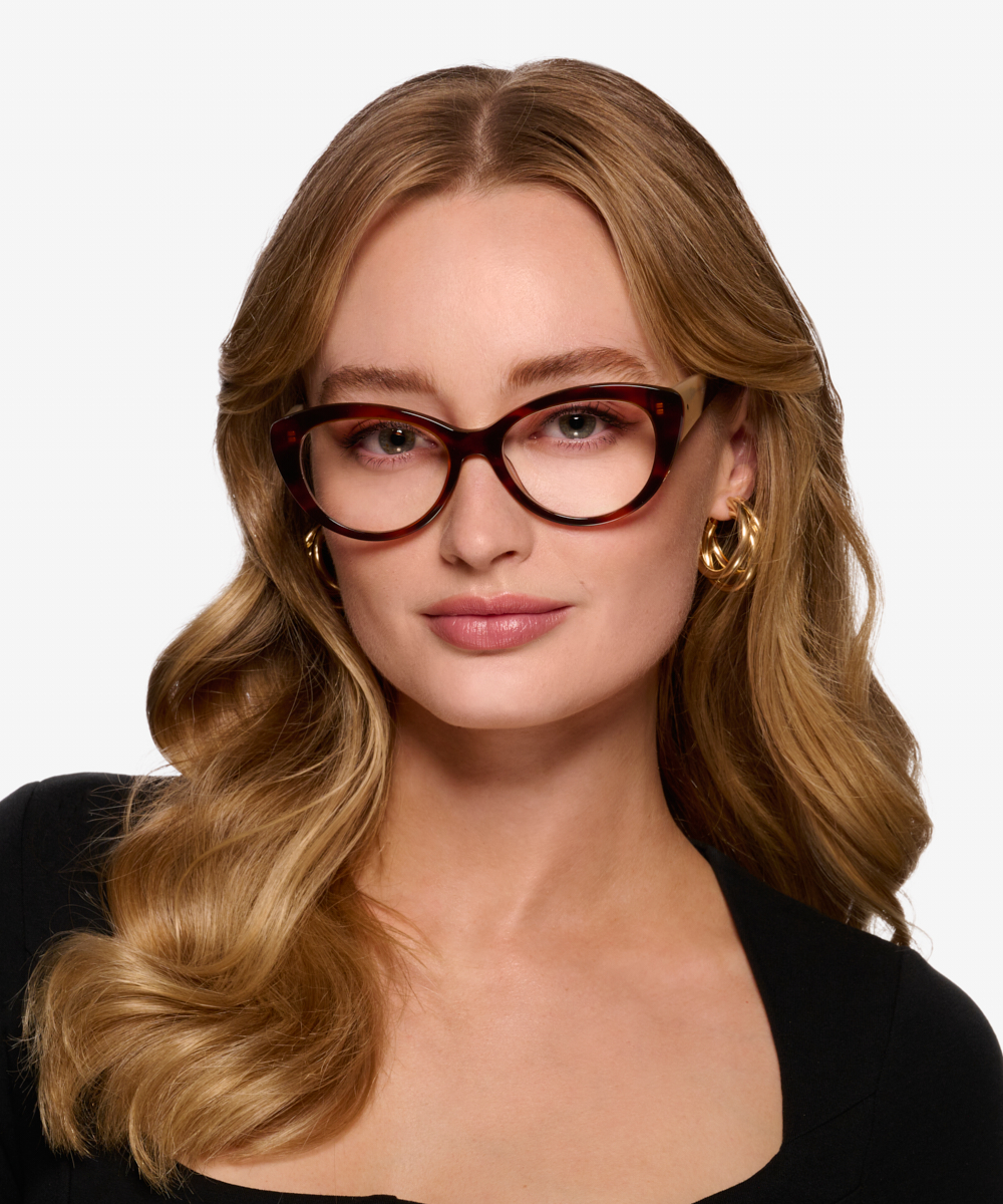 Rhea Cat Eye Tortoise Glasses for Women Eyebuydirect