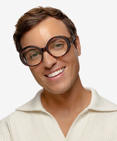 Leda Tortoise AcetateEyeglass Frames for Men from EyeBuyDirect