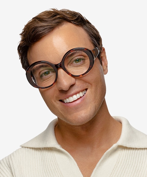 Leda Tortoise AcetateEyeglass Frames for Men from EyeBuyDirect