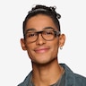 Tempo Green Striped AcetateEyeglass Frames for Men from EyeBuyDirect