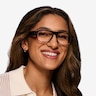 Tempo Green Striped AcetateEyeglass Frames for Women from EyeBuyDirect