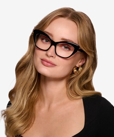 Black Role -  Acetate Eyeglasses