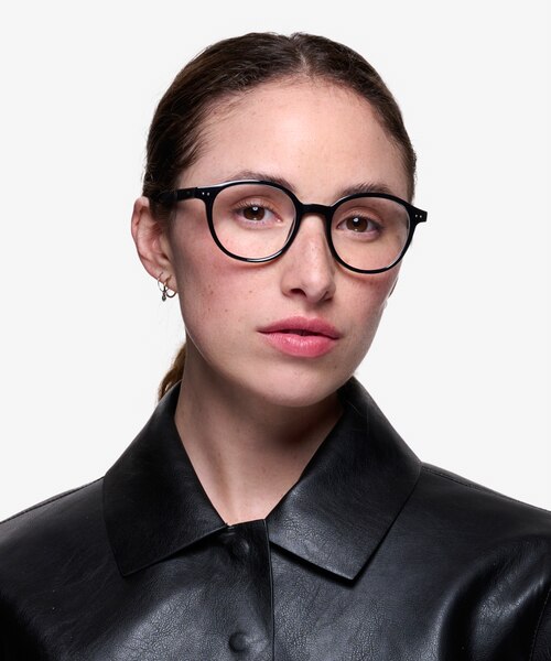 Endorphin Black PlasticEyeglass Frames for Women from EyeBuyDirect