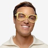 Superbloom Yellow Floral AcetateEyeglass Frames for Men from EyeBuyDirect
