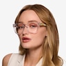Snapdragon Clear Floral AcétateMontures de lunettes de vue pour Femmes d'EyeBuyDirect