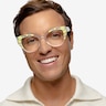 Thistle Clear Floral AcétateMontures de lunettes de vue pour Hommes d'EyeBuyDirect