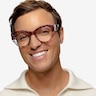 Angelica Red Floral AcetateEyeglass Frames for Men from EyeBuyDirect