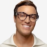 Angelica Purple Floral AcetateEyeglass Frames for Men from EyeBuyDirect