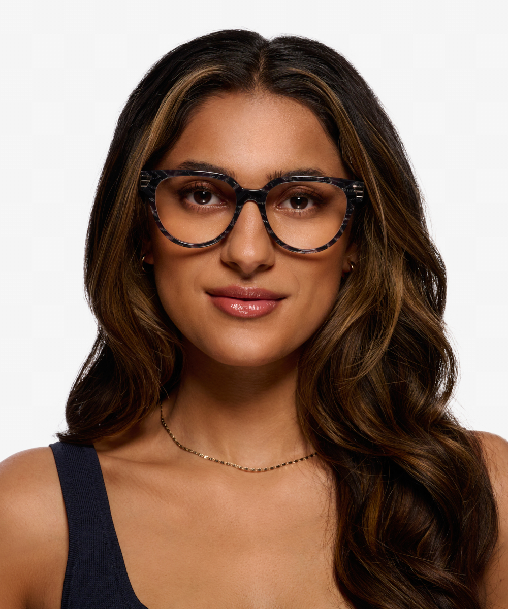 Moira Cat Eye Gray Glasses for Women | Eyebuydirect