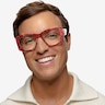 Valencia Red AcetateEyeglass Frames for Men from EyeBuyDirect