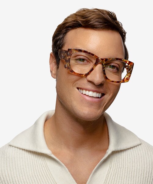 Valencia Brown AcetateEyeglass Frames for Men from EyeBuyDirect