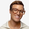 Valencia Brown AcetateEyeglass Frames for Men from EyeBuyDirect