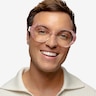 Brigid Pink AcetateEyeglass Frames for Men from EyeBuyDirect