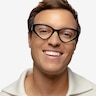 Tia Black AcetateEyeglass Frames for Men from EyeBuyDirect
