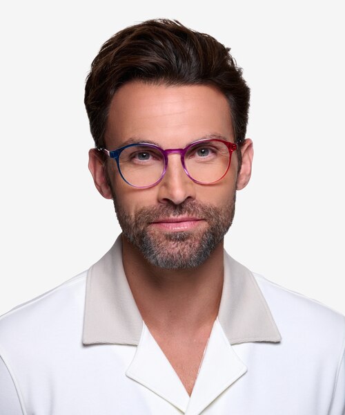 Amplify Rainbow PlasticEyeglass Frames for Men from EyeBuyDirect