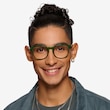 Persea Green PlasticEyeglass Frames for Men from EyeBuyDirect
