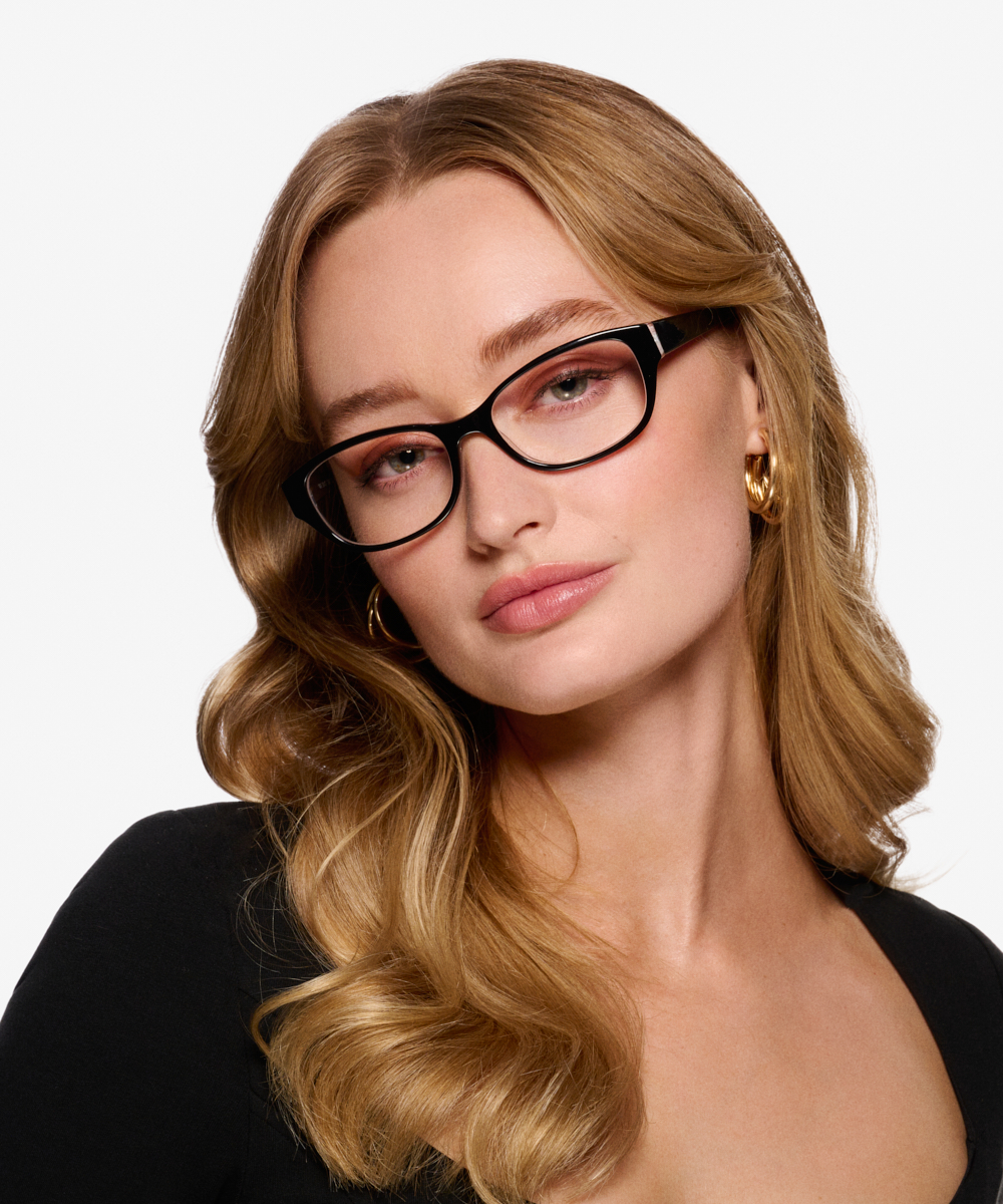 Rafi Cat Eye Black Glasses For Women Eyebuydirect Canada 7139