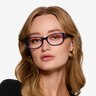 Rafi Navy AcetateEyeglass Frames for Women from EyeBuyDirect