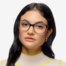 Piper Black AcetateEyeglass Frames for Women from EyeBuyDirect
