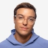 Piper Clear Pink AcetateEyeglass Frames for Men from EyeBuyDirect