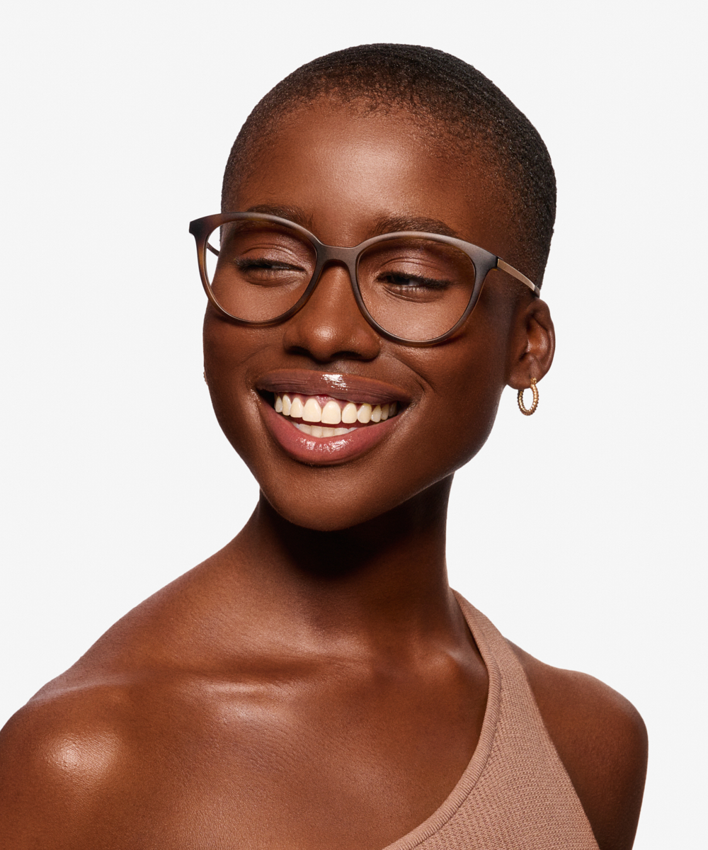 Neely Cat Eye Matte tortoise Glasses for Women Eyebuydirect