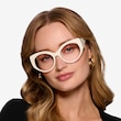 Salon White AcetateEyeglass Frames for Women from EyeBuyDirect