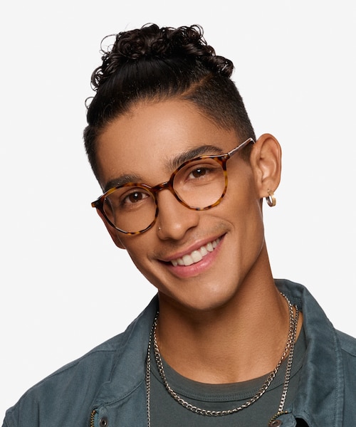 Trace Tortoise AcetateEyeglass Frames for Men from EyeBuyDirect