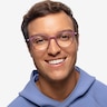 Berry Purple PlasticEyeglass Frames for Men from EyeBuyDirect