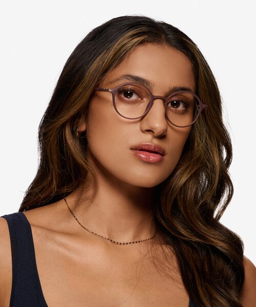 Matcha Dark Brown PlasticEyeglass Frames for Women from EyeBuyDirect