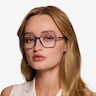 Tatsu Navy PlasticEyeglass Frames for Women from EyeBuyDirect
