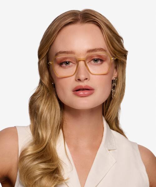 Clear Yellow Tatsu -  Plastique Lunettes de vue