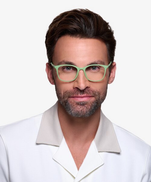 Bamboo Green PlasticEyeglass Frames for Men from EyeBuyDirect
