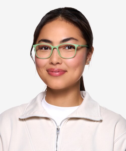 Bamboo Green PlasticEyeglass Frames for Women from EyeBuyDirect