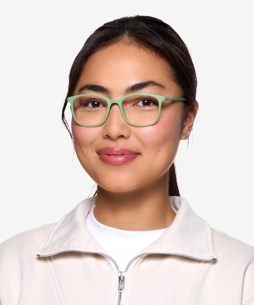Bamboo Green PlasticEyeglass Frames for Women from EyeBuyDirect