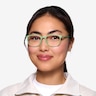 Bamboo Green PlasticEyeglass Frames for Women from EyeBuyDirect