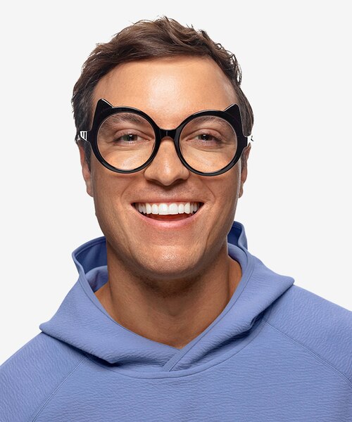Tonks Black Gold AcetateEyeglass Frames for Men from EyeBuyDirect