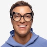 Tonks Black Gold AcetateEyeglass Frames for Men from EyeBuyDirect