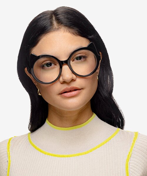 Tonks Black Gold AcetateEyeglass Frames for Women from EyeBuyDirect