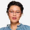 Sweet Crystal Pink AcetateEyeglass Frames for Women from EyeBuyDirect