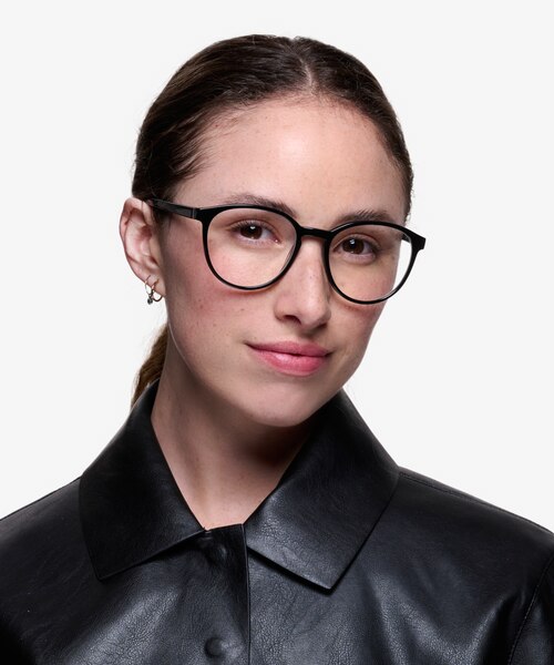 Lennon Black AcetateEyeglass Frames for Women from EyeBuyDirect