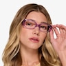 Anita Crystal Purple AcetateEyeglass Frames for Women from EyeBuyDirect