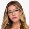 Anita Crystal Light Green AcetateEyeglass Frames for Women from EyeBuyDirect