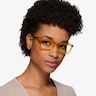 Petula Crystal Orange AcetateEyeglass Frames for Women from EyeBuyDirect