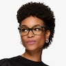 Sandie Crystal Green AcetateEyeglass Frames for Women from EyeBuyDirect