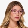 Dionne Crsytal Light Purple AcetateEyeglass Frames for Women from EyeBuyDirect