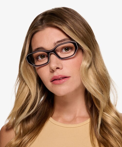 Nina Crystal Dark Gray AcetateEyeglass Frames for Women from EyeBuyDirect